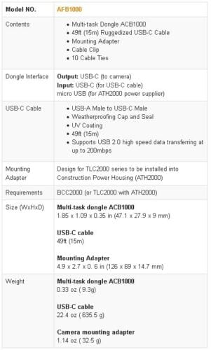 Brinno AFB1000 Extender Cable - Image 3