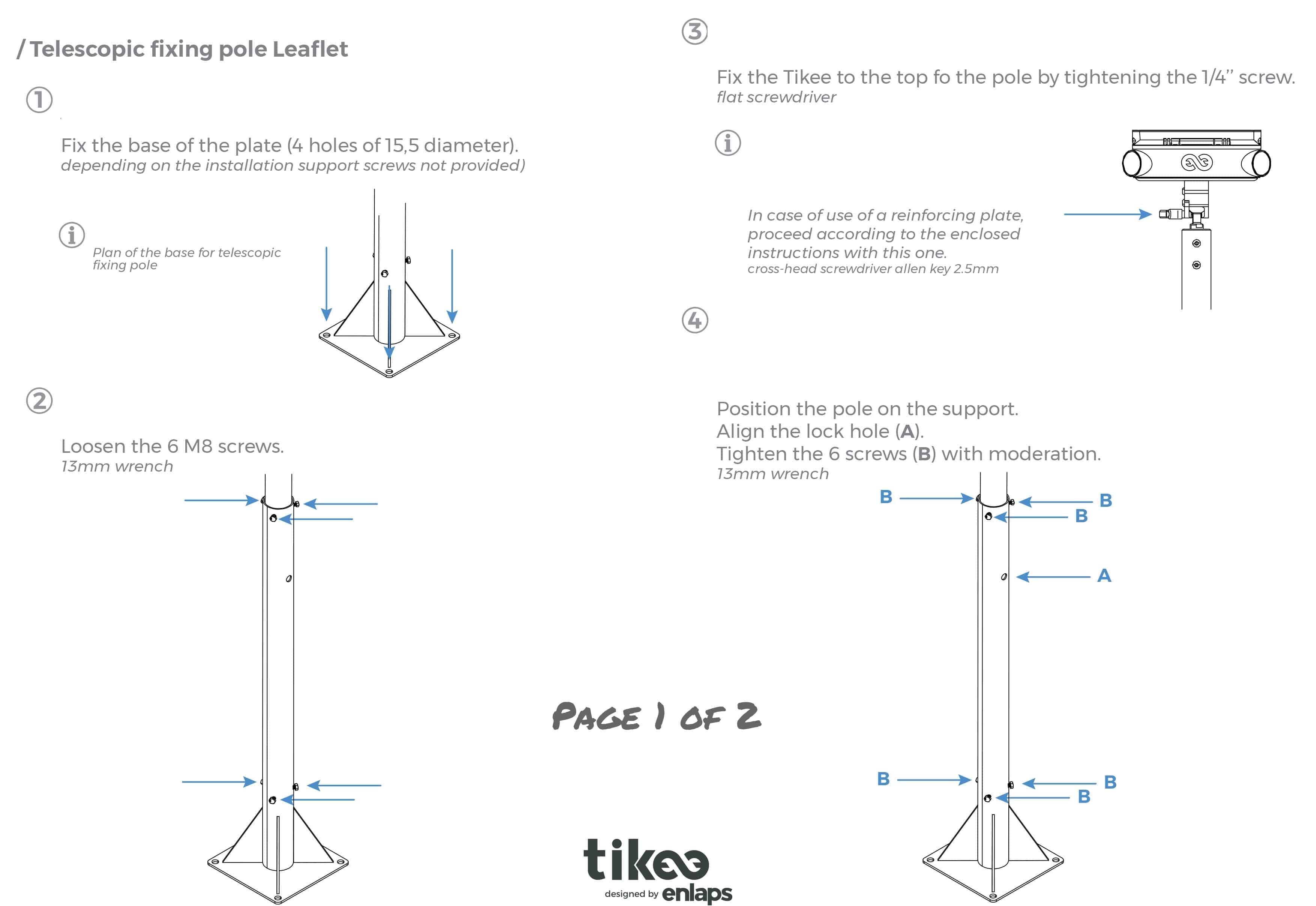 Telescopic fixing pole for Timelapse Cameras - Image 4