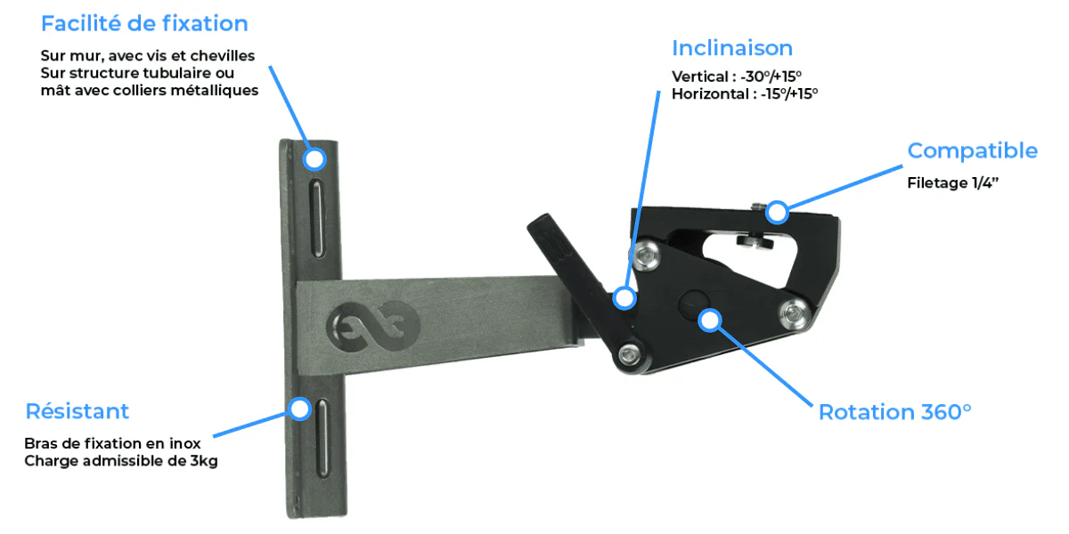 Tikee Stainless Steel Arm for Timelapse Cameras - Image 6